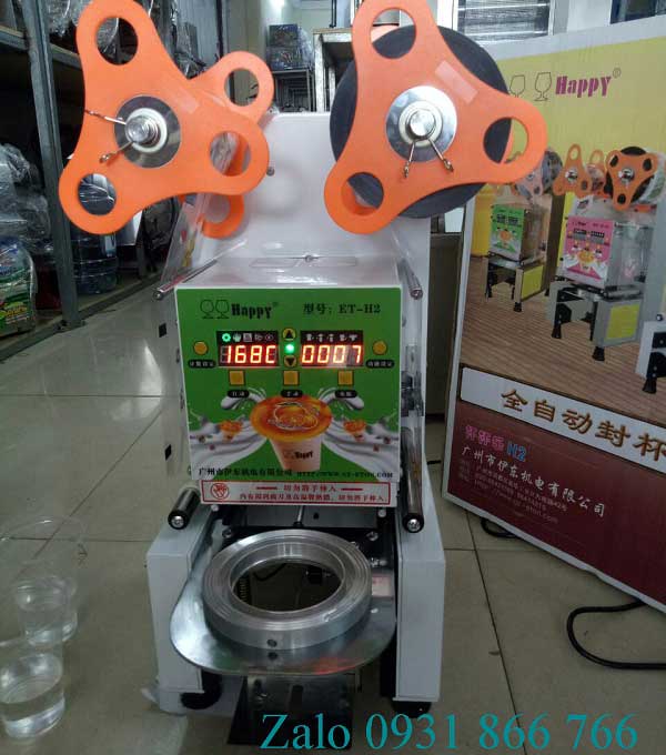 Máy ép miệng ly tự động