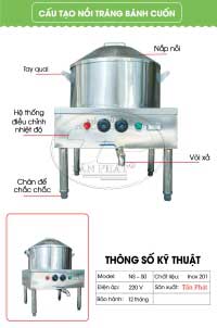 Nồi làm bánh cuốn