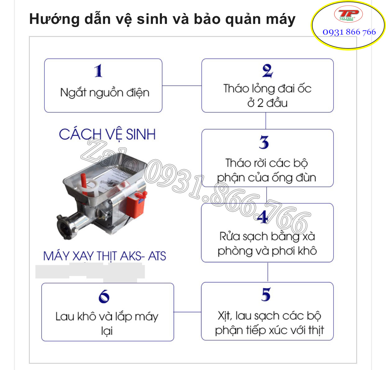 máy xay thịt đa năng ats 