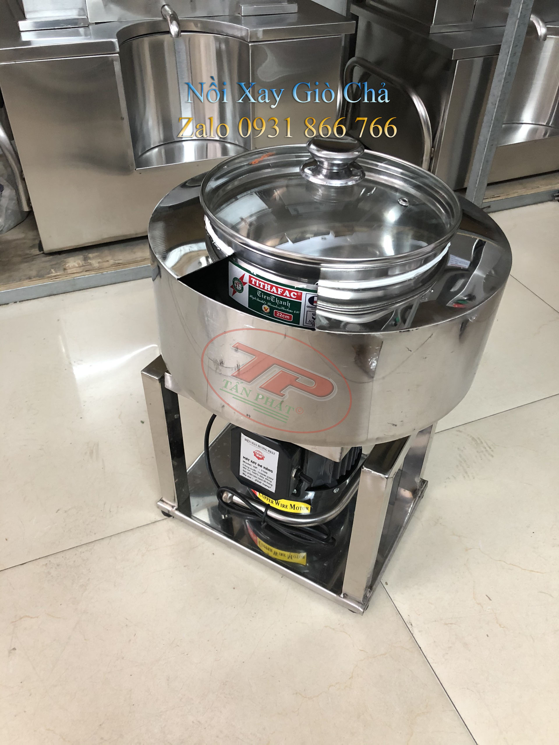 má xay chả bò