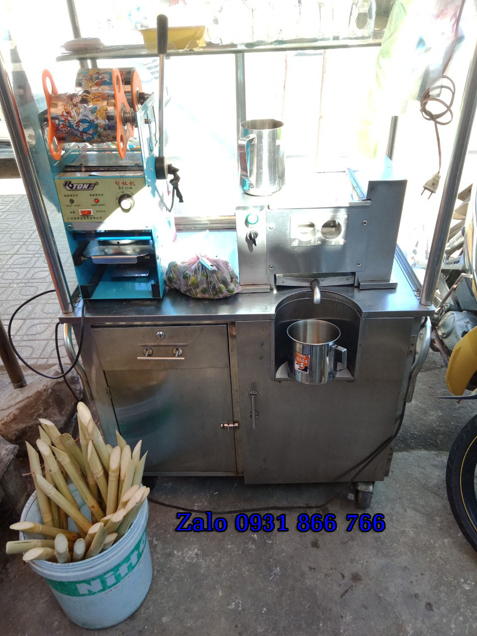 máy ép mía có kính tại tphcm