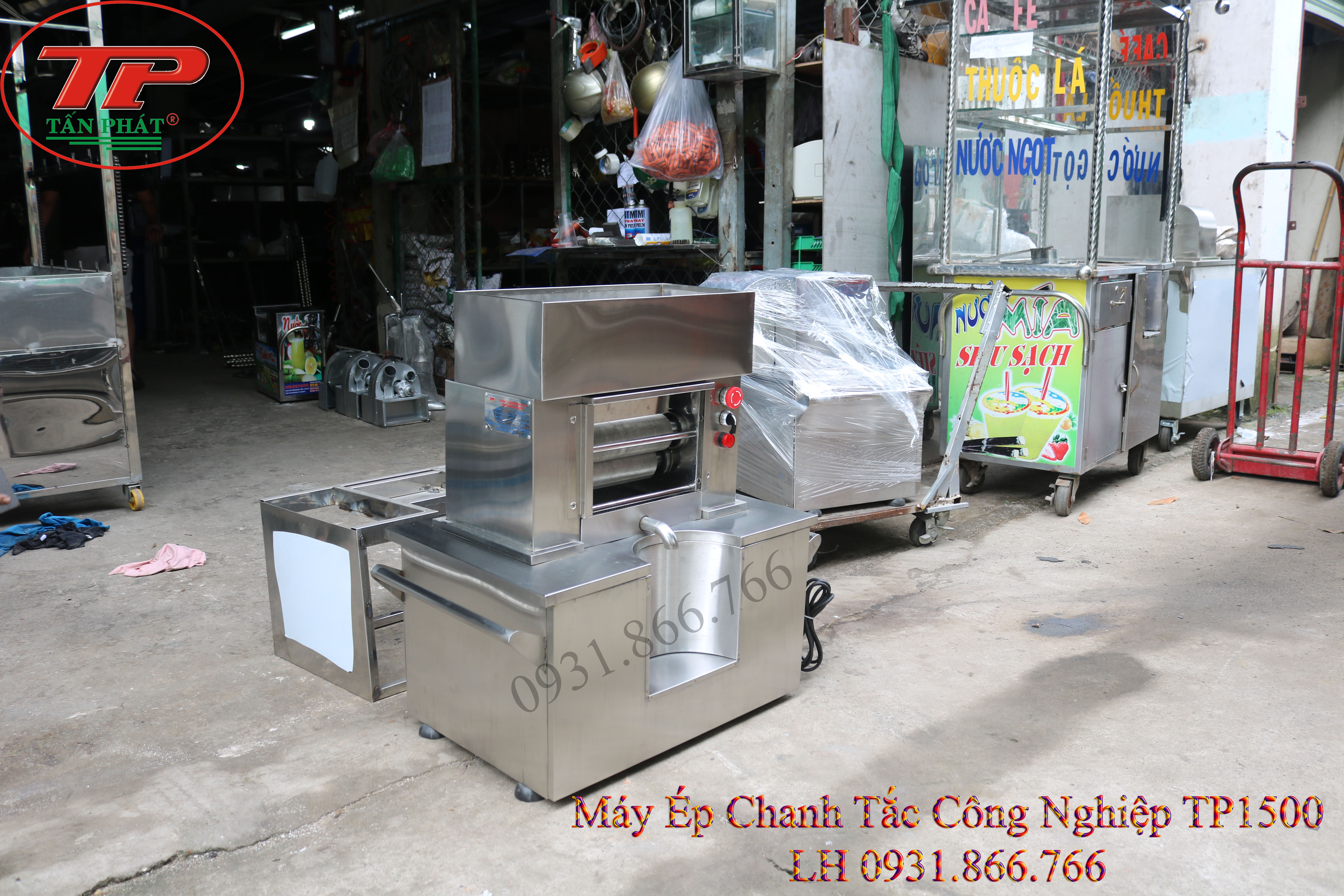 cách sử dụng máy ép vắt chanh tắc số lượng lớn