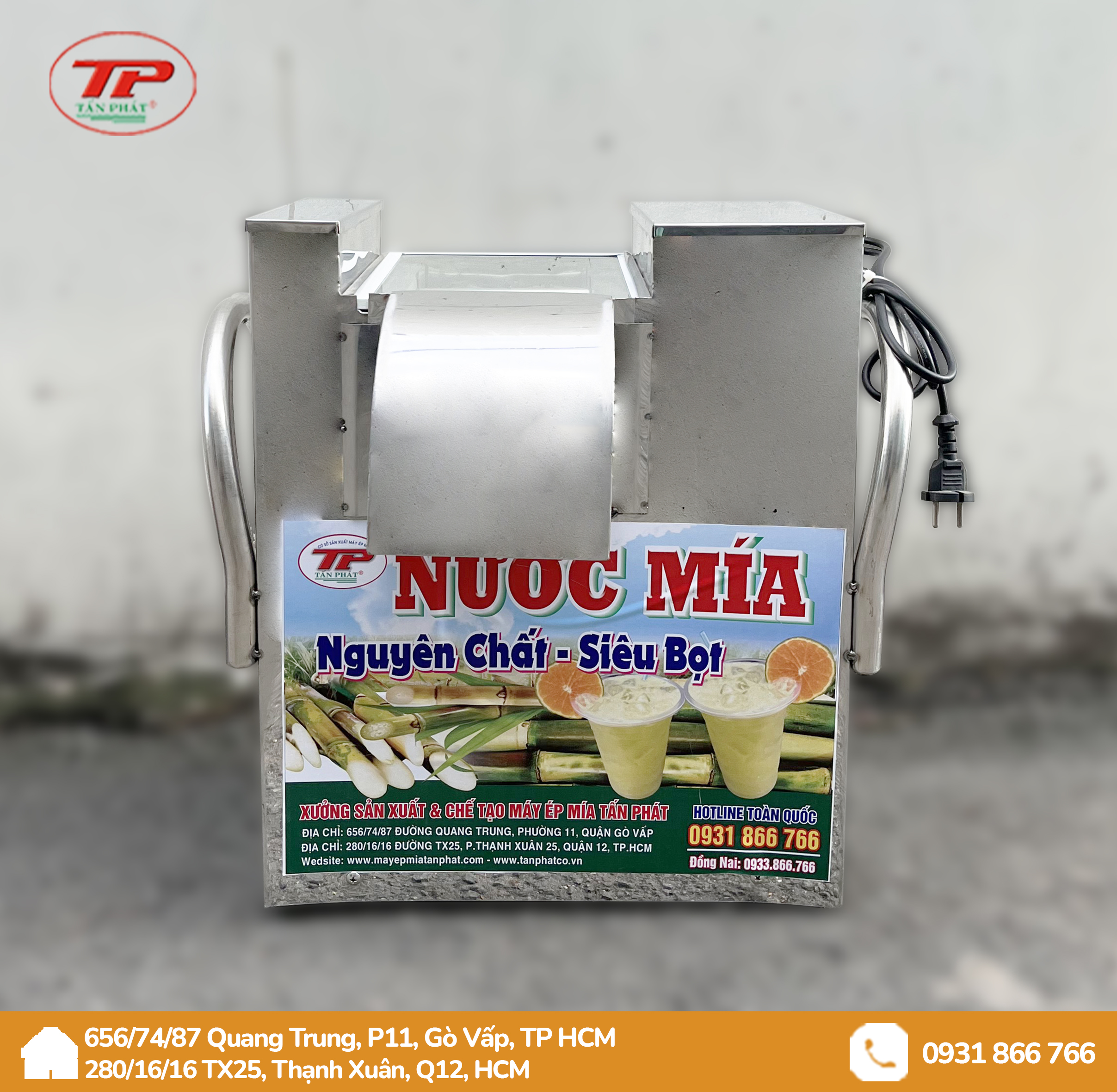đầu ép mía để bàn nhỏ
