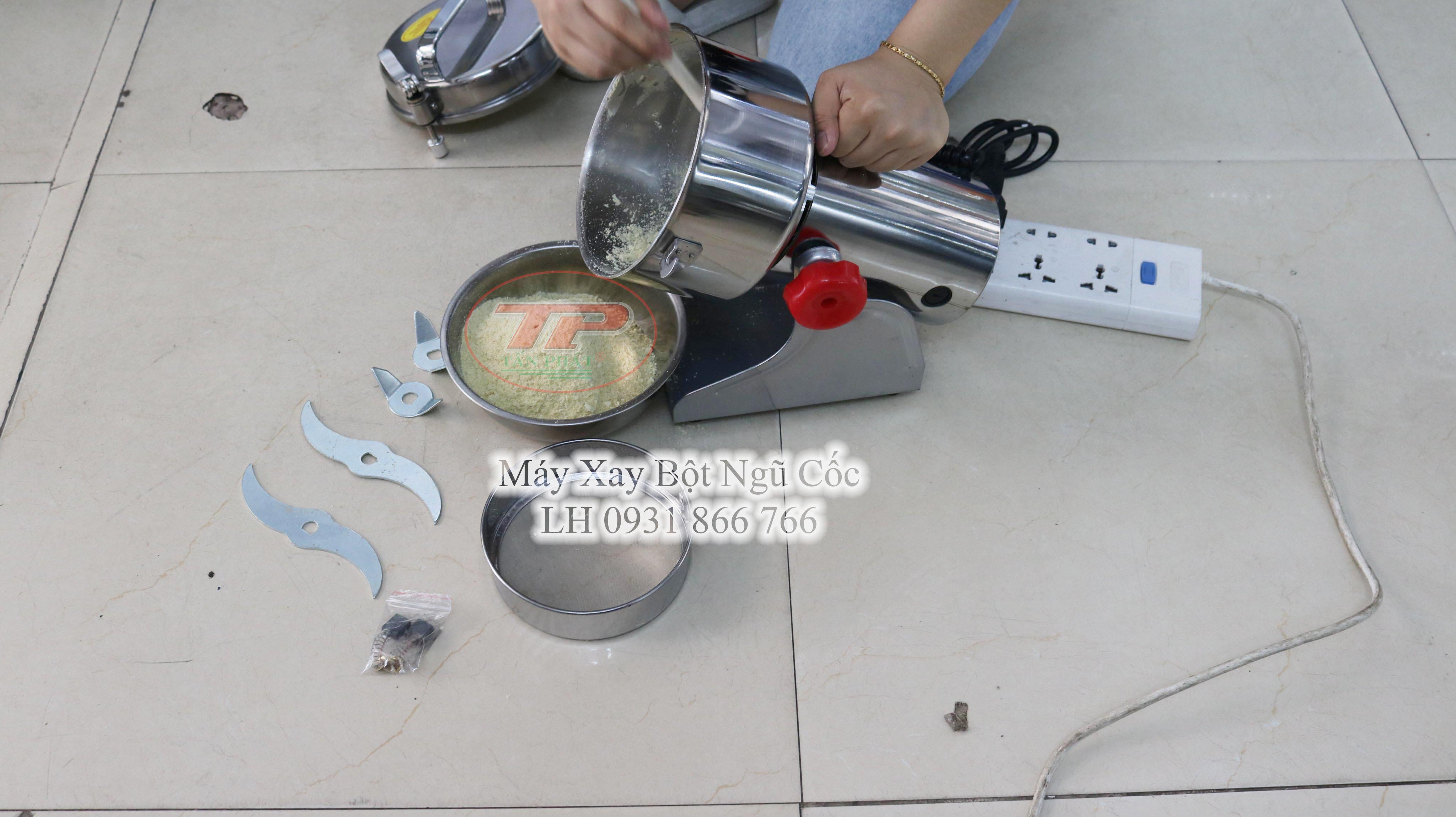 Làm bột đậu đỏ tại nhà với máy xay bột mini Ririhong