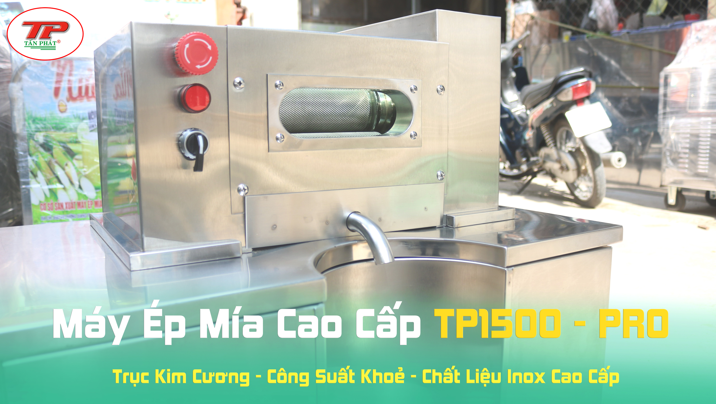 Máy ép nước mía hàng đầu tại Tấn Phát - Chất lượng đảm bảo, giá cả phải chăng