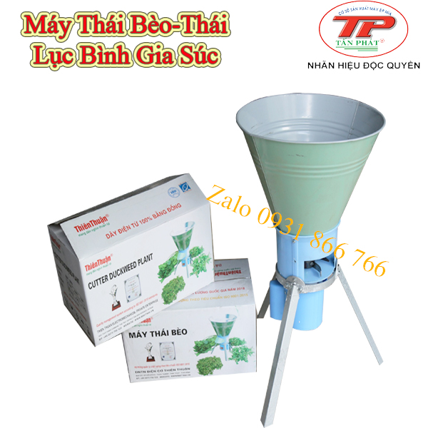 Tăng cường chất lượng thức ăn cho gia súc: Máy thái bèo, thái rau – Đầu tư lợi ích cho sức khỏe và sinh sản gia súc