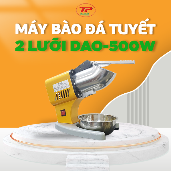MÁY BÀO ĐÁ TUYẾT 2 LƯỠI DAO 500W