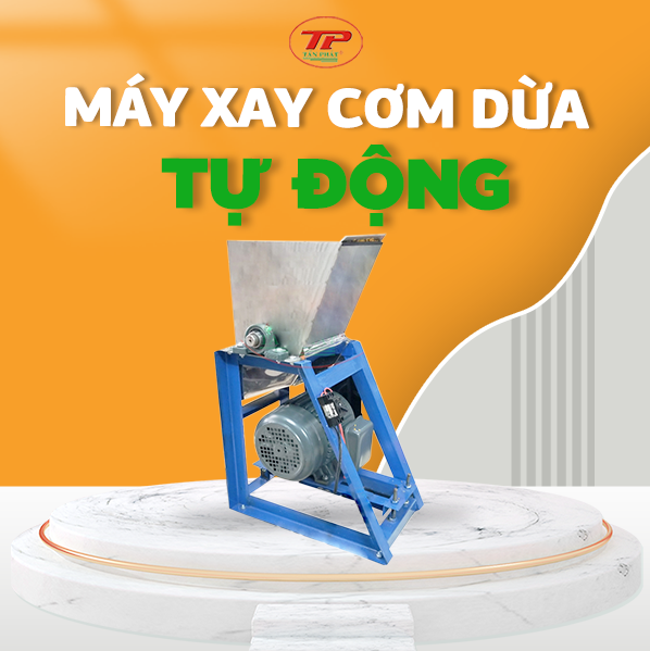 Máy xay dừa tự động 100%