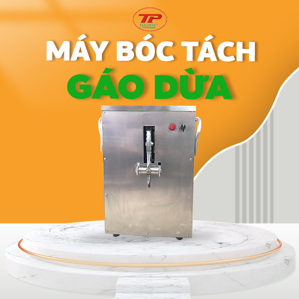 Máy bóc tách gáo dừa