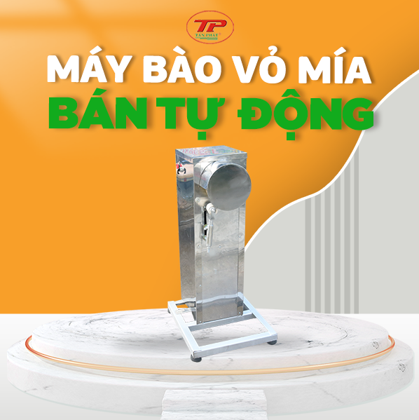 Máy Bào Vỏ Mía Bán Tự Động Bằng Bánh Cước