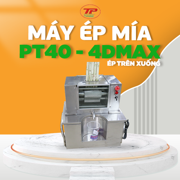 Máy Ép Mía  Đặt Bàn PT40-4DMAX - Ép Trên Xuống