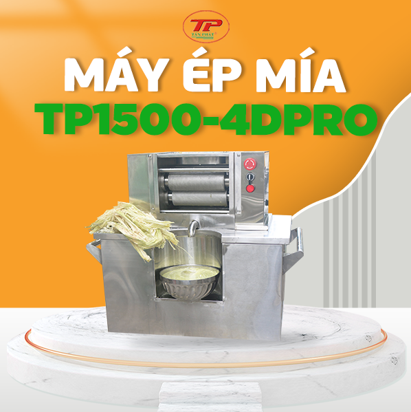 Máy Ép Mía Đầu Ép Đặt Bàn TP1500 - 4D PRO ( 4 Lô Ép )