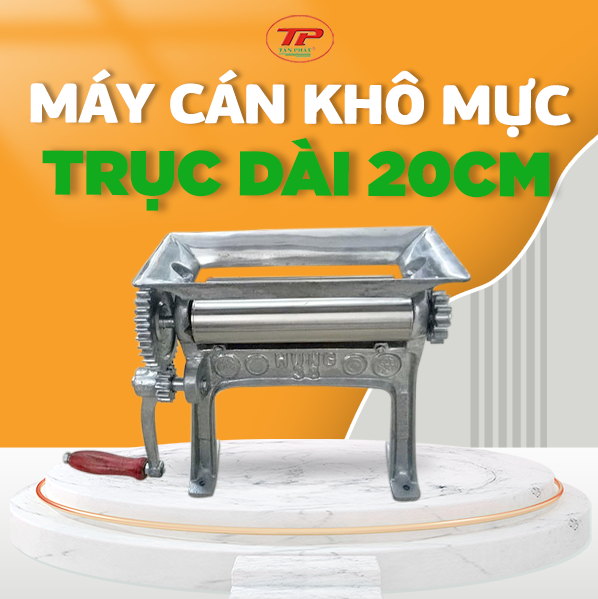 MÁY CÁN KHÔ MỰC TRỤC DÀI 20cm